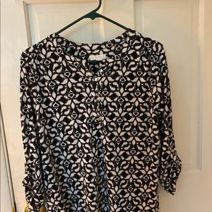 Charter Club Women’s Roll Sleeve Top